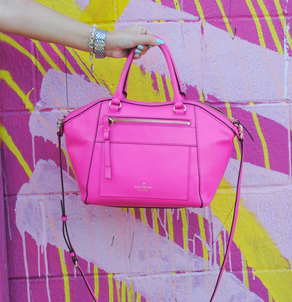 Kate Spade Pink Statement Bag 2