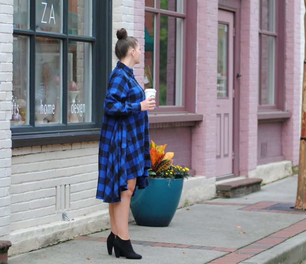 Black and Blue Buffalo Plaid Fall Fashion