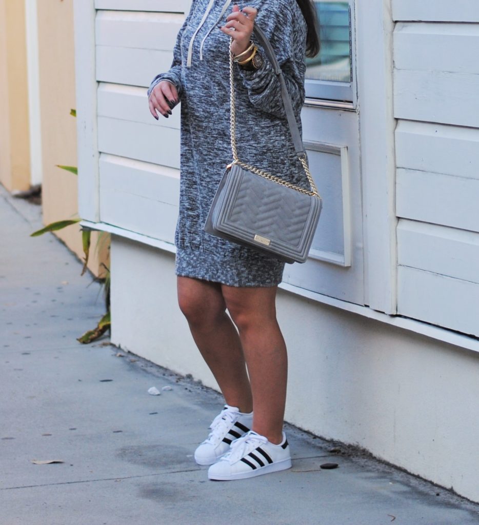 Express Hoodie Sweater Dress Adidas Superstars