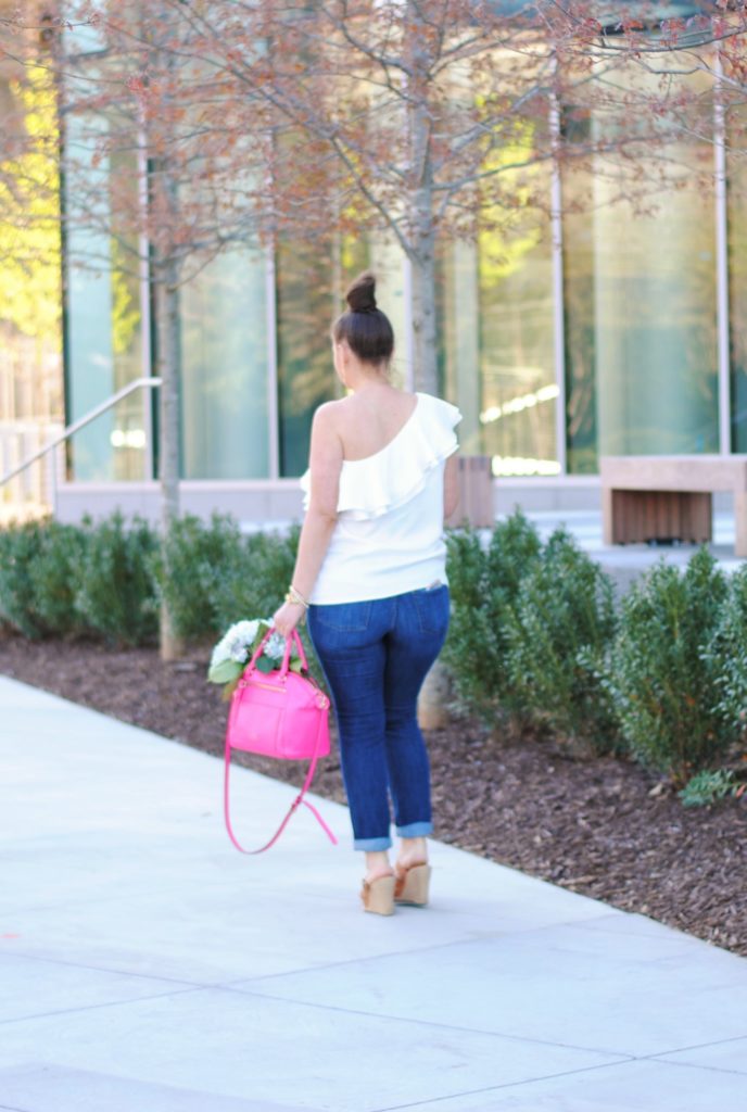 Summer Essential Ruffled One Shoulder Top