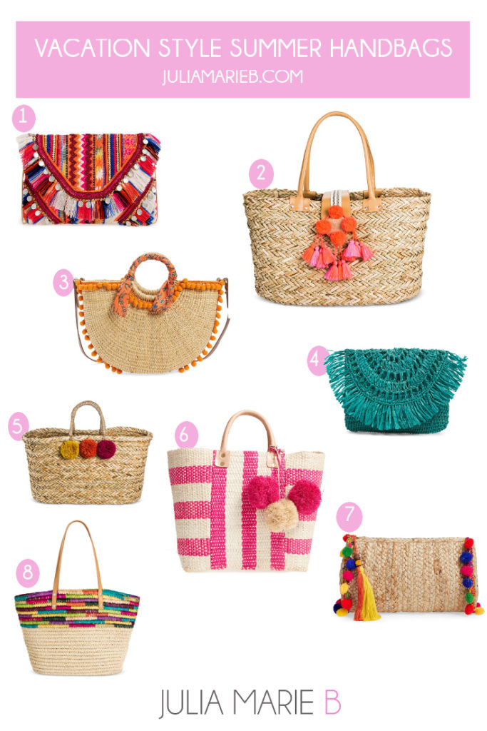 Must Have Summer Handbags for Vacation