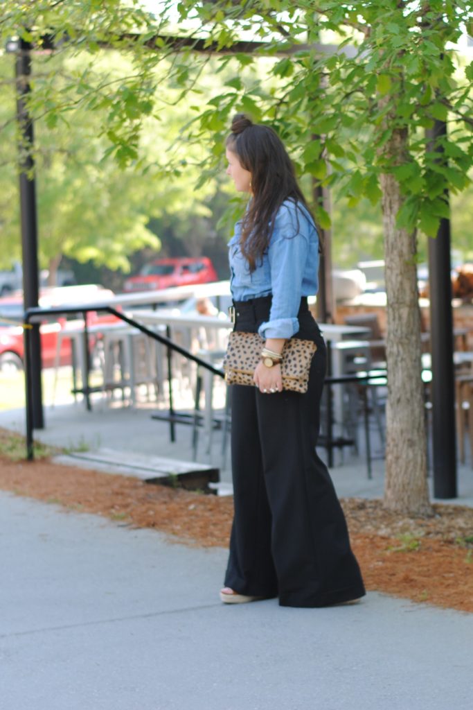 Wide leg High Waist pants to wear to work