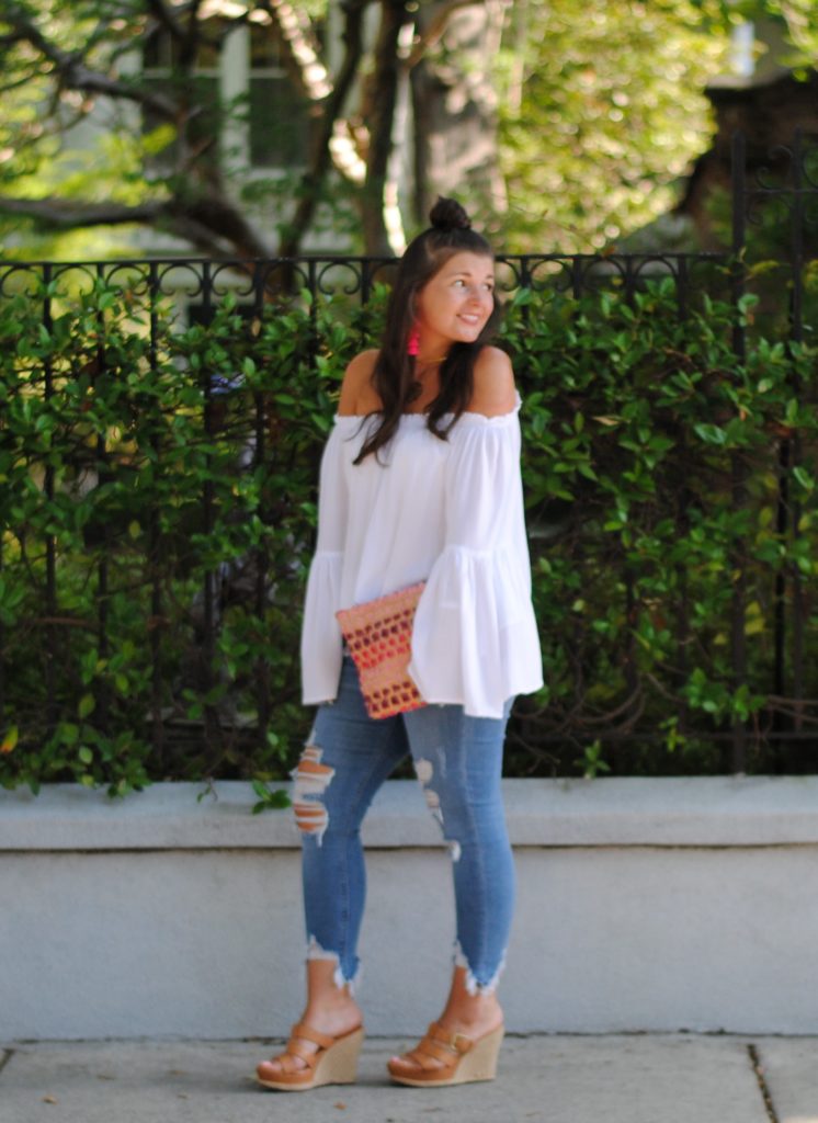 Romantic Off The Shoulder Top