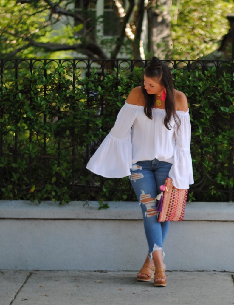 Romantic Off The Shoulder Top