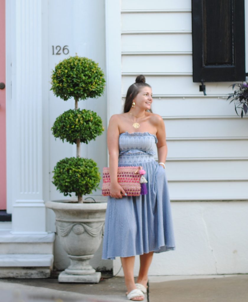 Light Weight Gingham Skirt Set for Summer. Only $20!