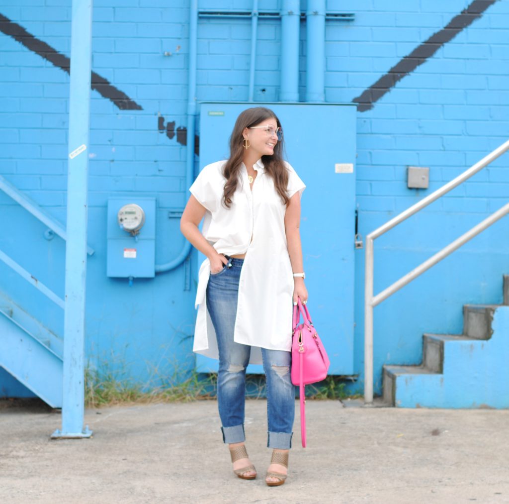 How to Style a White Top and Denim