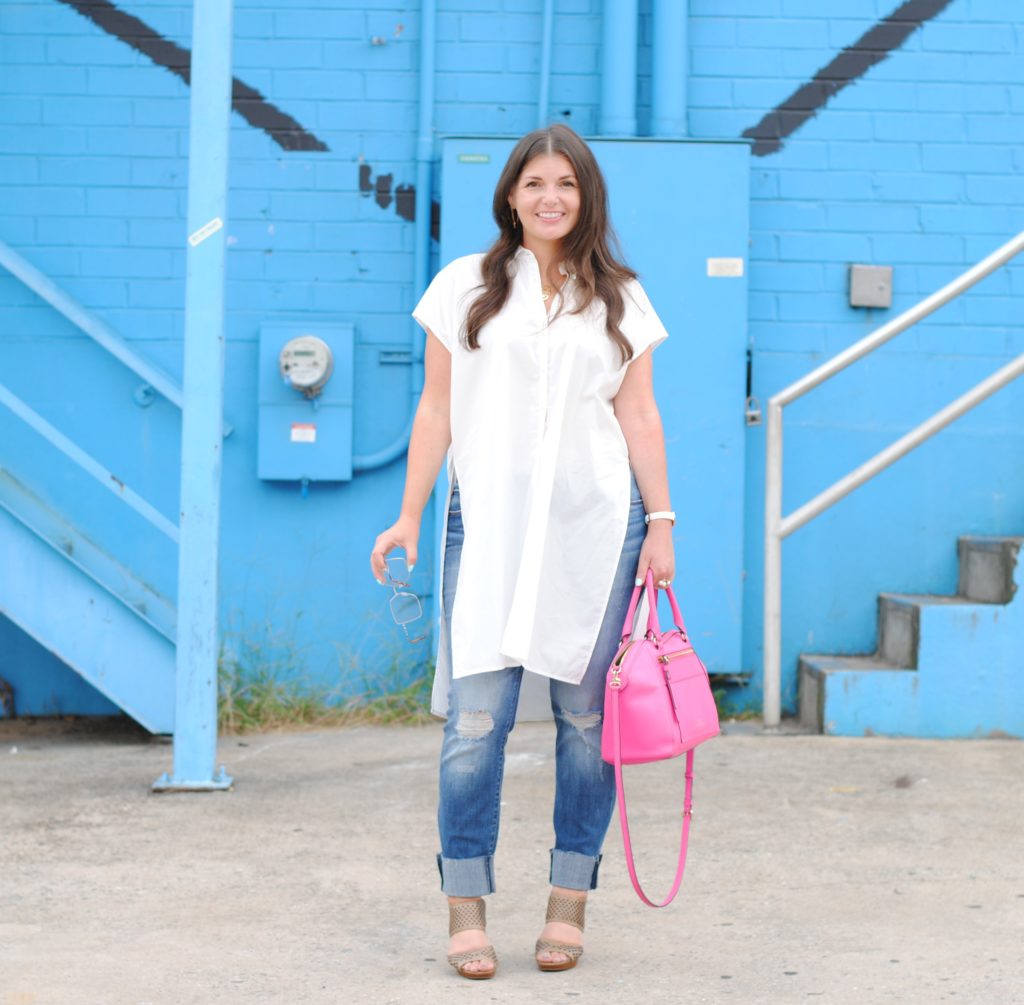 How to Style a White Top and Denim