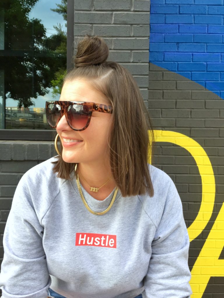 SUPREME INSPIRED HUSTLE SWEATSHIRT @julia.marie.b