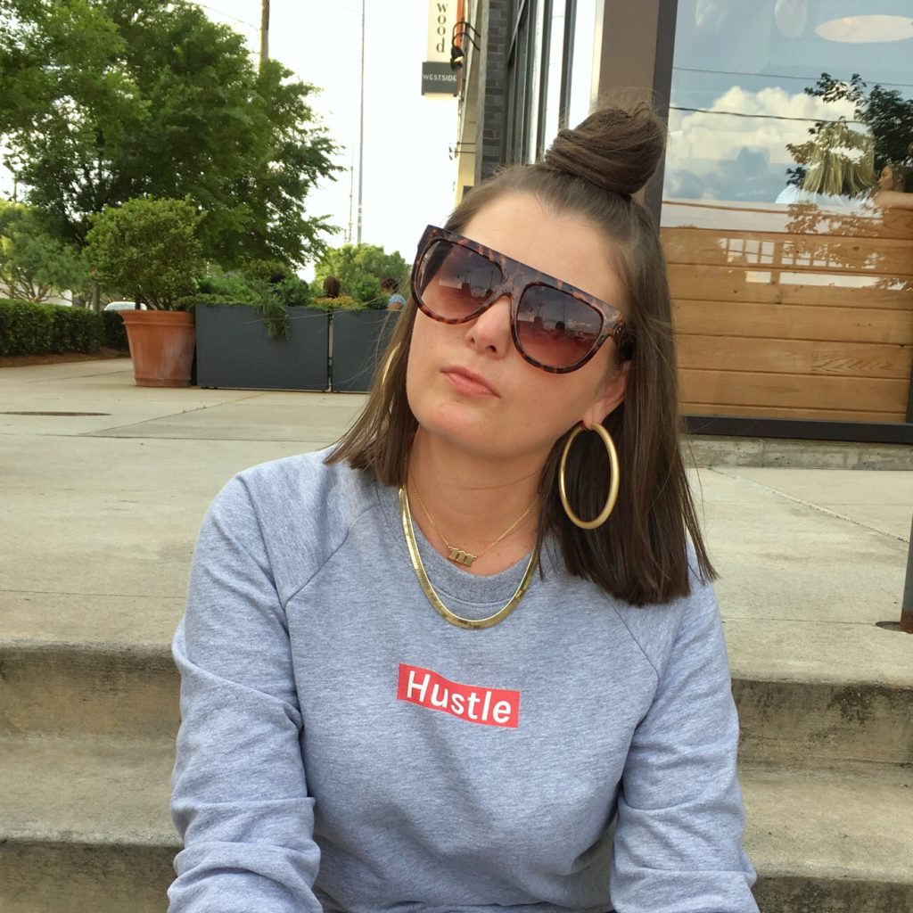 SUPREME INSPIRED HUSTLE SWEATSHIRT @julia.marie.b