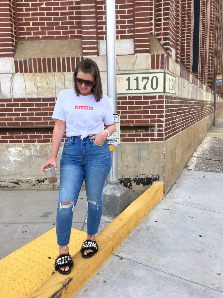 Supreme Inspired HUSTLE T-Shirt @julia.marie.b