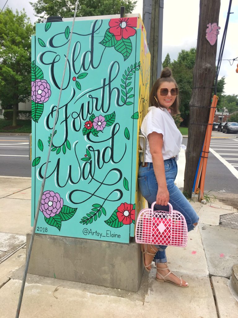 Summer Fashion: White Top and BF Slim Jeans @julia.marie.b