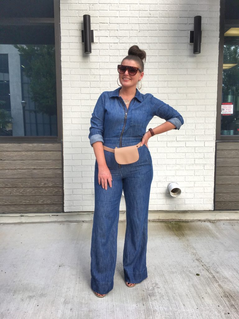 Fall Fashion: Denim Coverall Jumpsuit @julia.marie.b