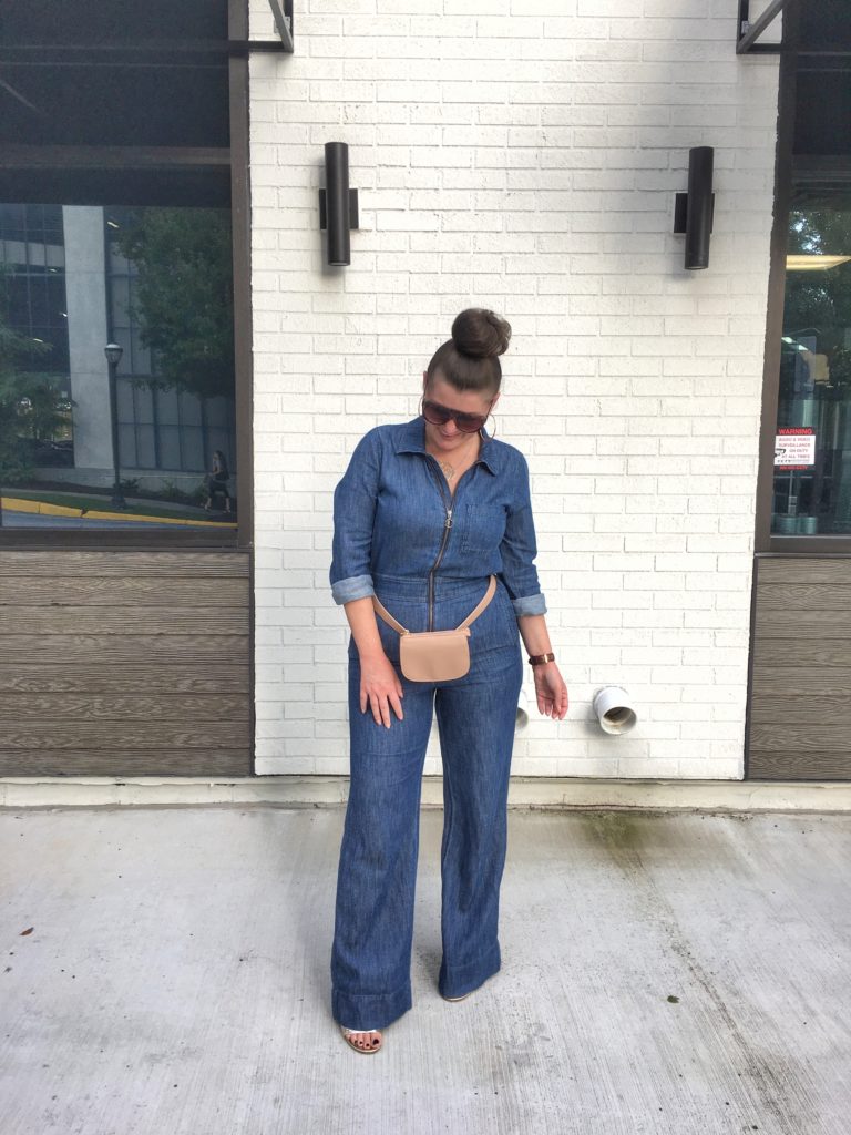 Fall Fashion: Denim Coverall Jumpsuit @julia.marie.b