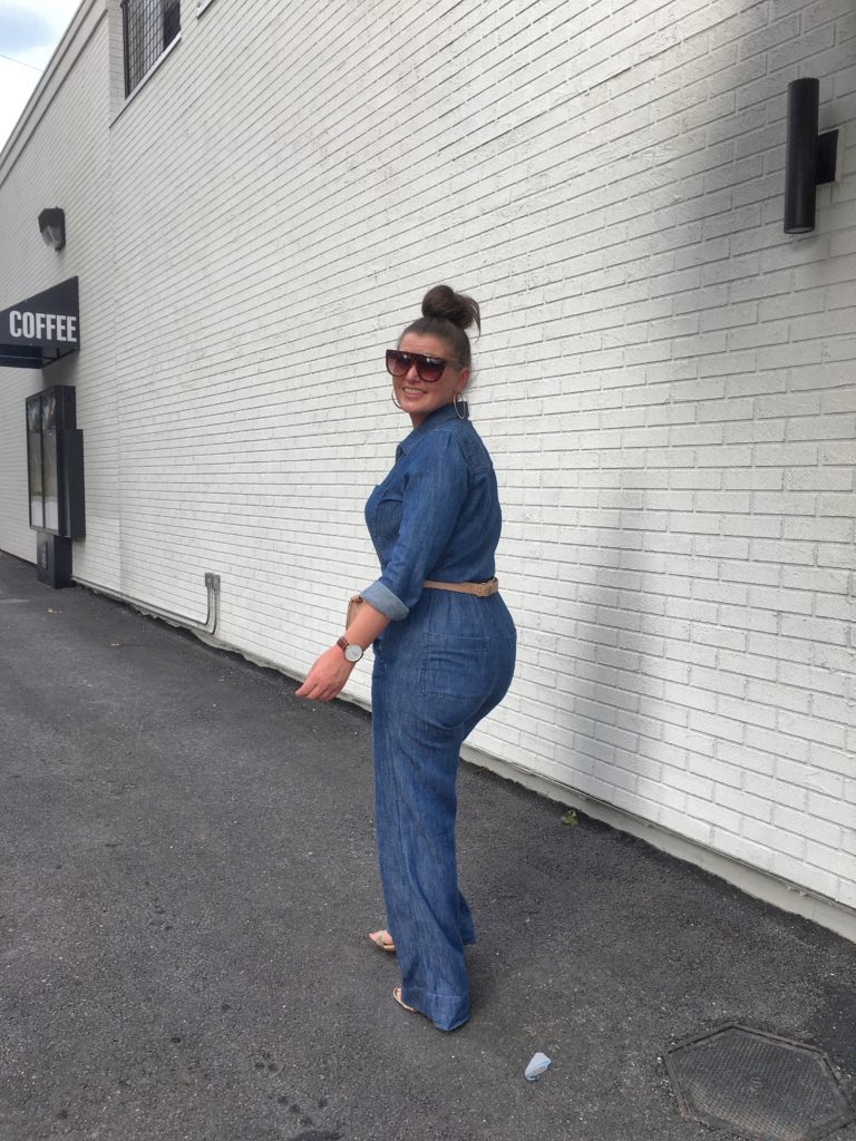 Fall Fashion: Denim Coverall Jumpsuit @julia.marie.b