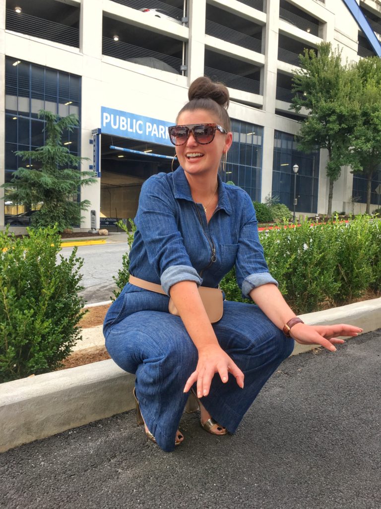 Fall Fashion: Denim Coverall Jumpsuit @julia.marie.b