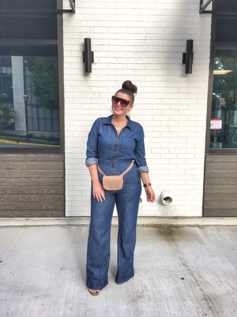 Fall Fashion: Denim Coverall Jumpsuit @julia.marie.b