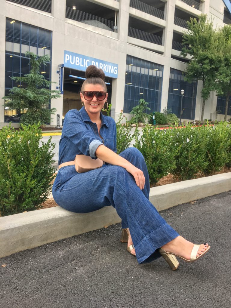 Fall Fashion: Denim Coverall Jumpsuit @julia.marie.b