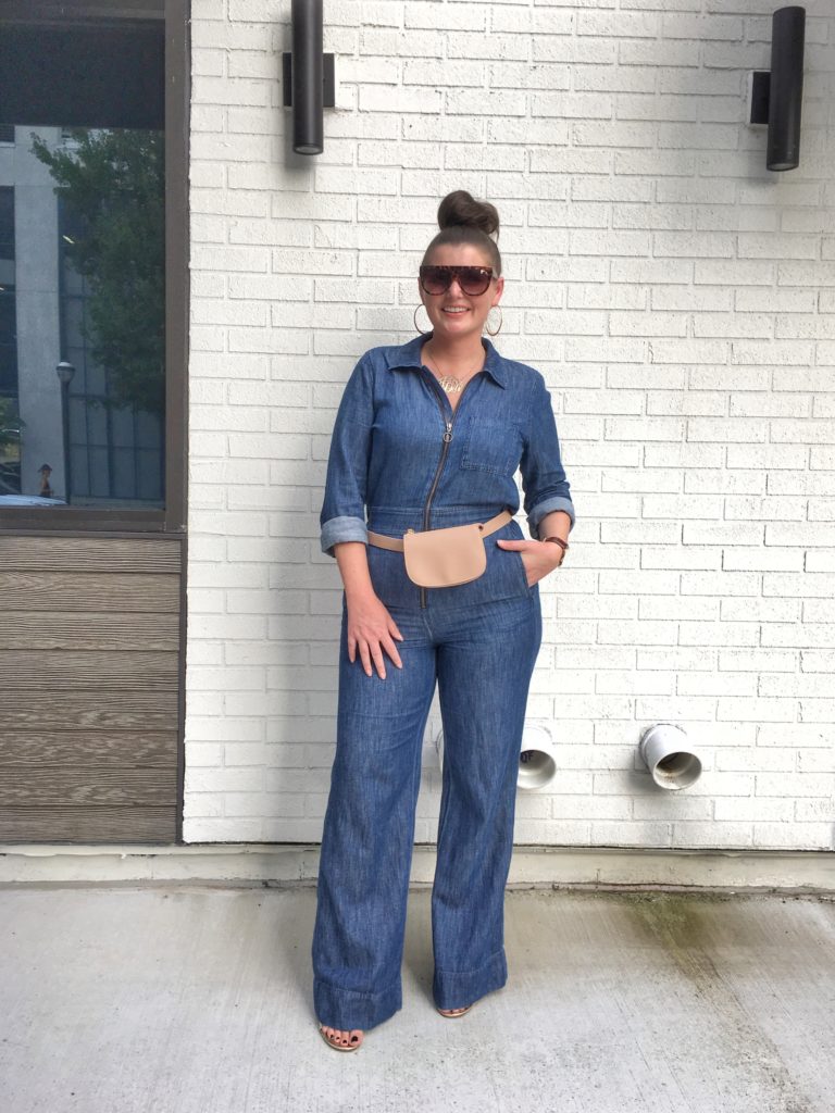 Fall Fashion: Denim Coverall Jumpsuit @julia.marie.b