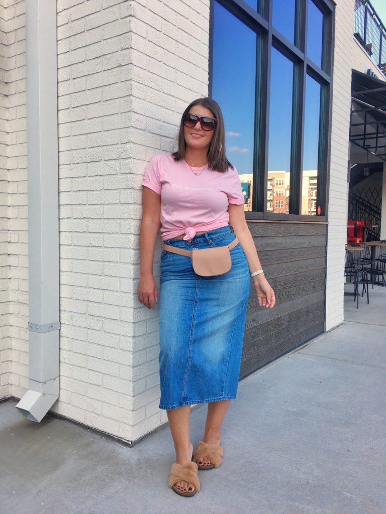 6 WAYS TO STYLE A GRAPHIC T-SHIRT #NICEFORWHAT @julia.marie.b