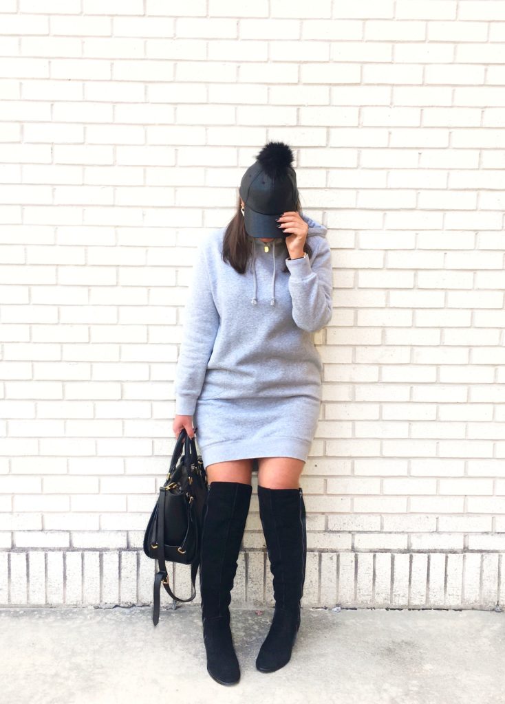 HOW TO MAXIMIZE YOUR WARDROBE: SWEATSHIRT DRESS @julia.marie.b