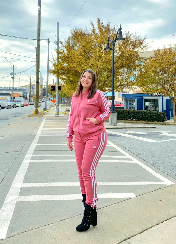 ADIDAS ORIGINALS PINK TRACK SET @julia.marie.b