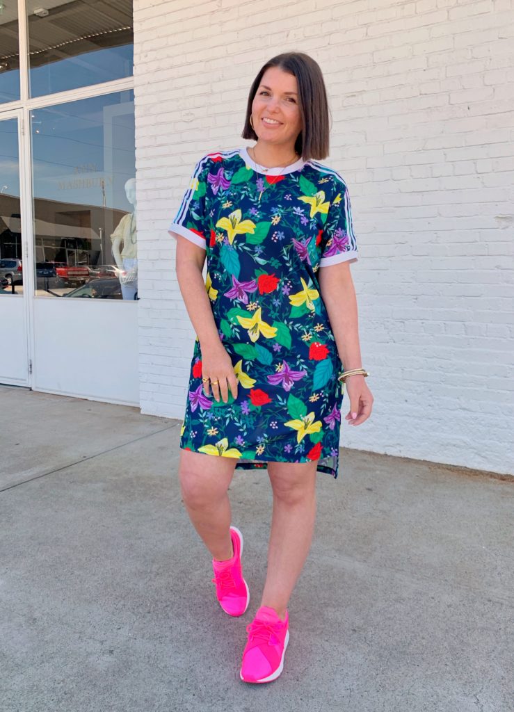 ADIDAS ORIGINALS FLORAL SPRING DRESS @julia.marie.b