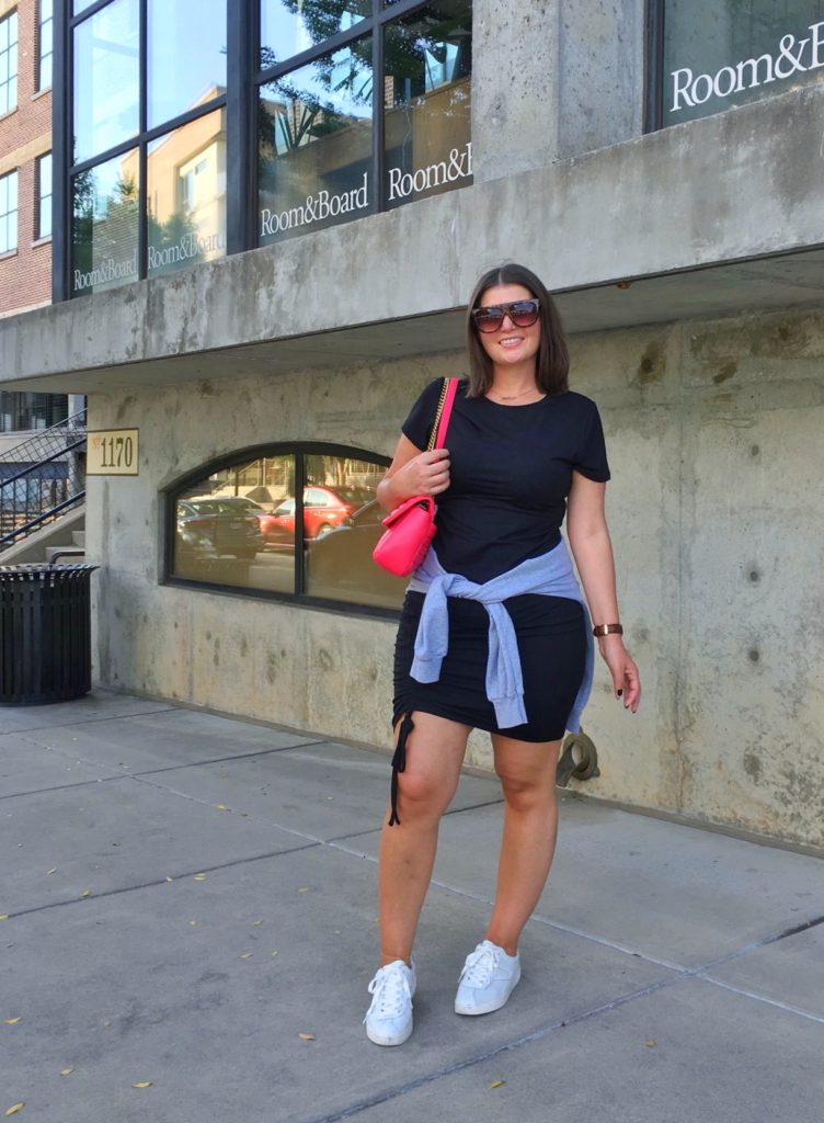15 WAYS TO WEAR SNEAKERS WITH DRESSES @julia.marie.b