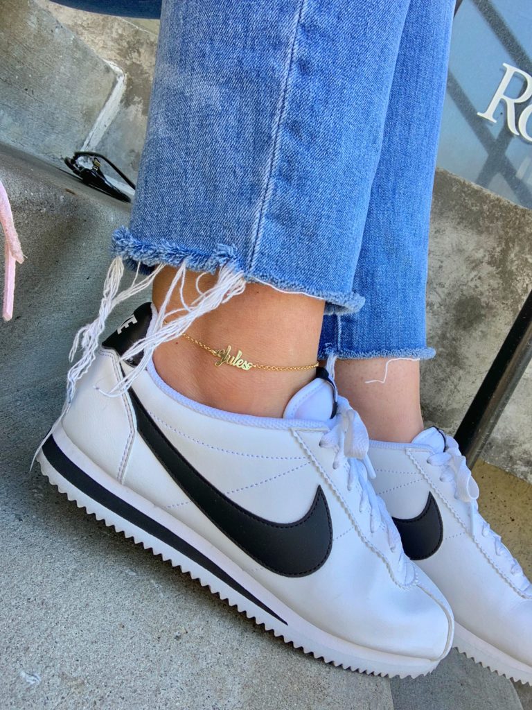 NAME ANKLET @julia.marie.b