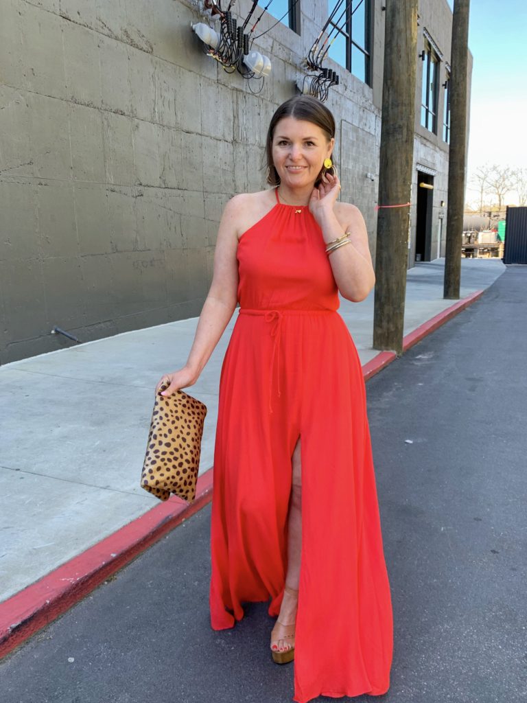 SUMMER OUTFIT: RED MAXI DRESS @julia.marie.b