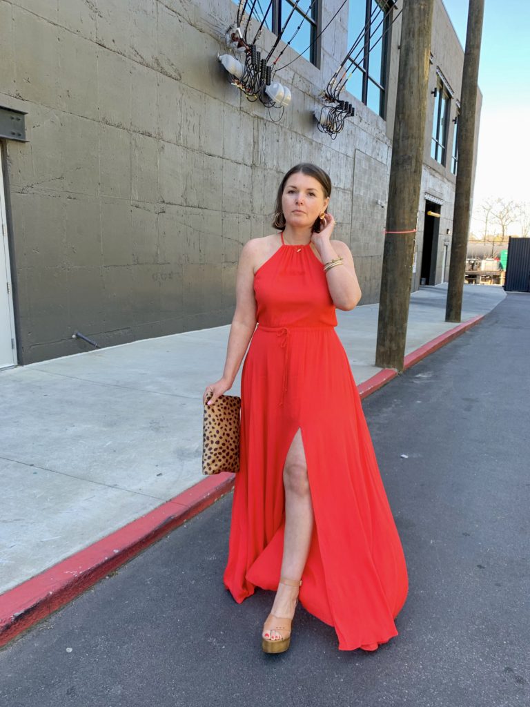 SUMMER OUTFIT: RED MAXI DRESS @julia.marie.b