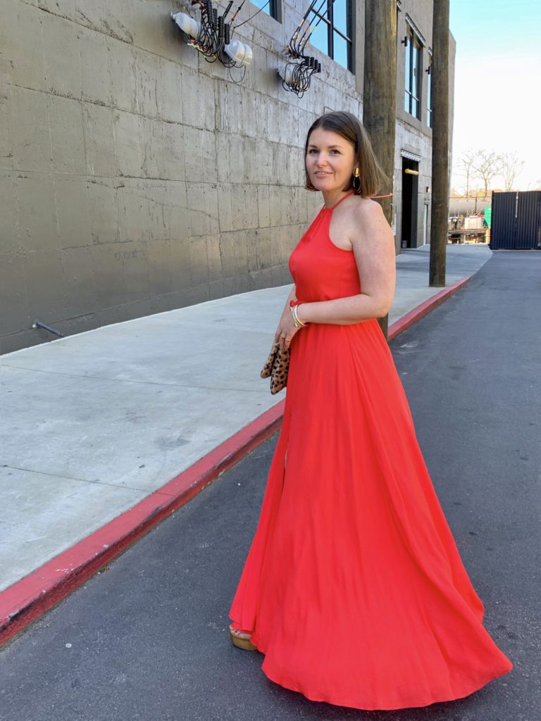 SUMMER OUTFIT: RED MAXI DRESS @julia.marie.b