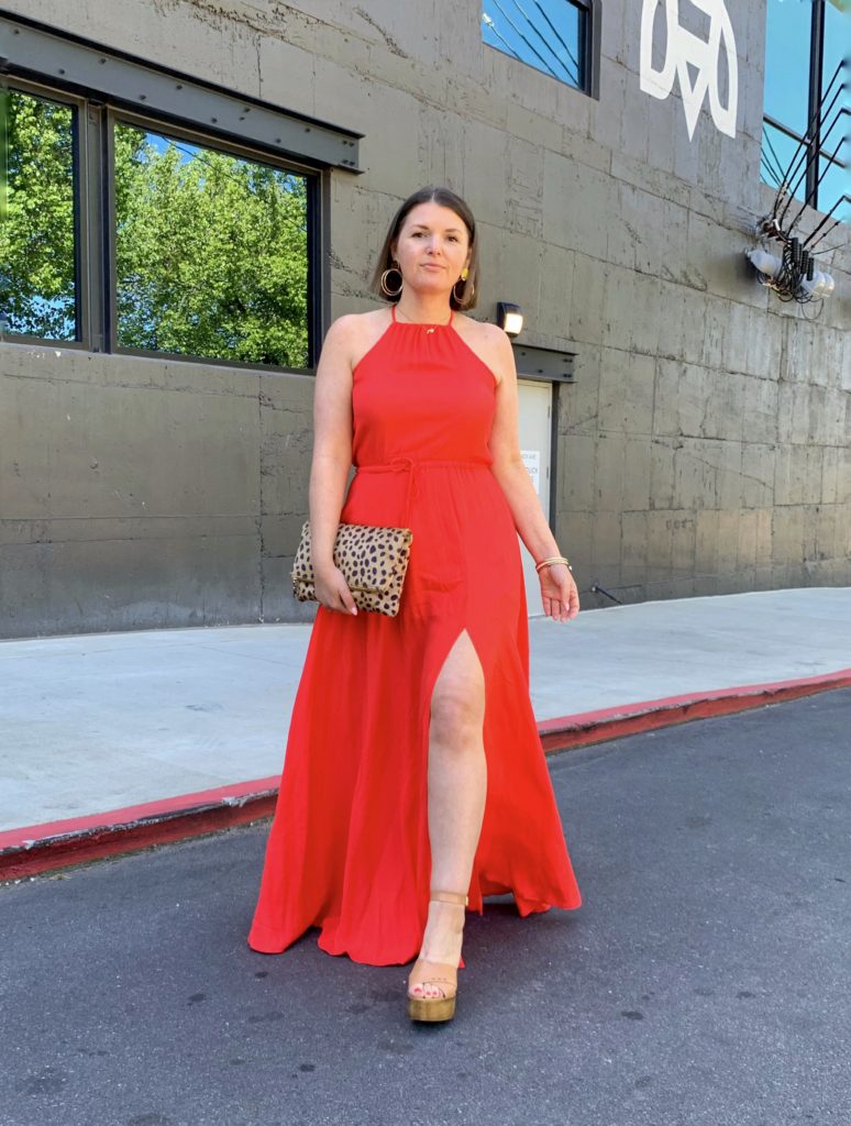 SUMMER OUTFIT: RED MAXI DRESS @julia.marie.b