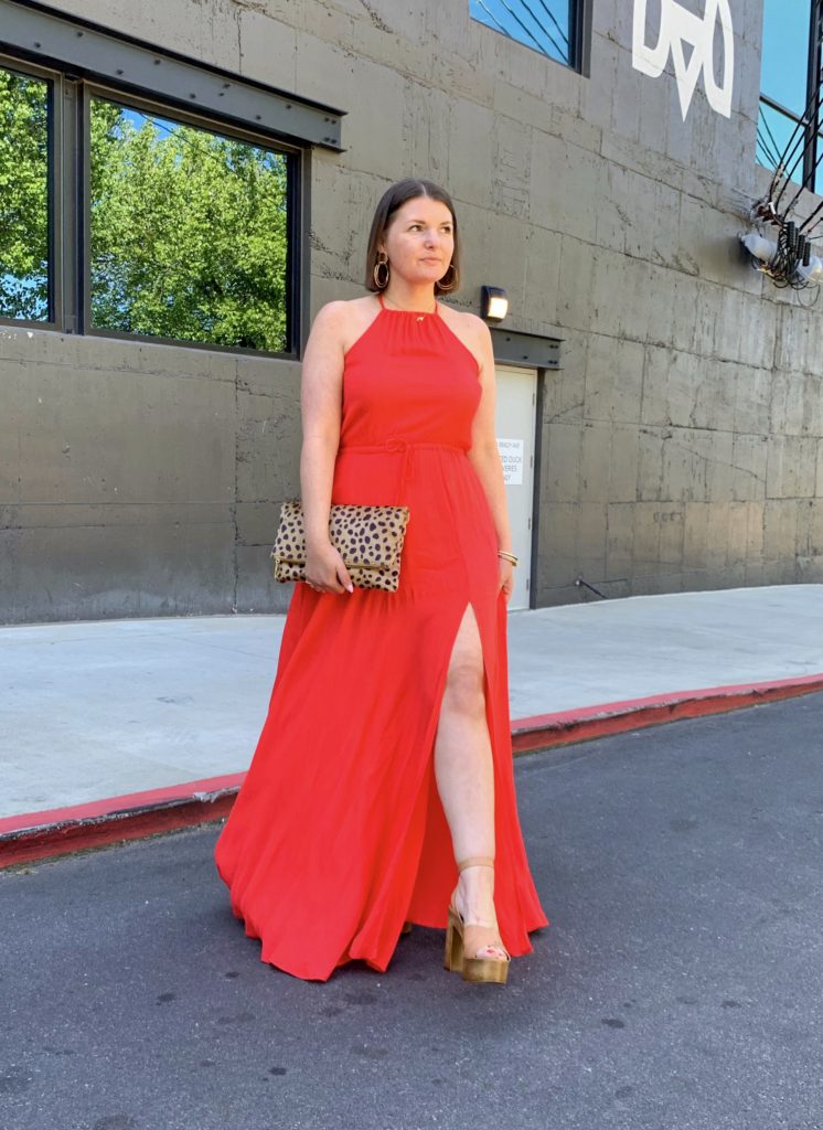 SUMMER OUTFIT: RED MAXI DRESS @julia.marie.b