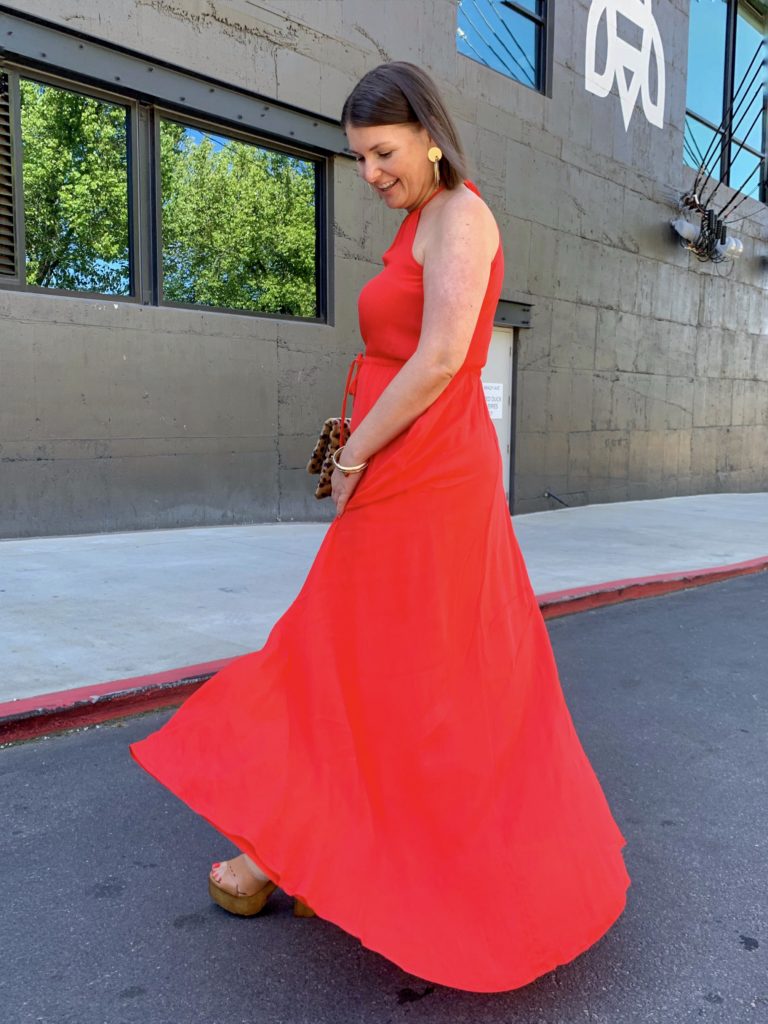 SUMMER OUTFIT: RED MAXI DRESS @julia.marie.b