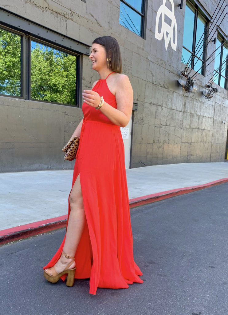 SUMMER OUTFIT: RED MAXI DRESS @julia.marie.b