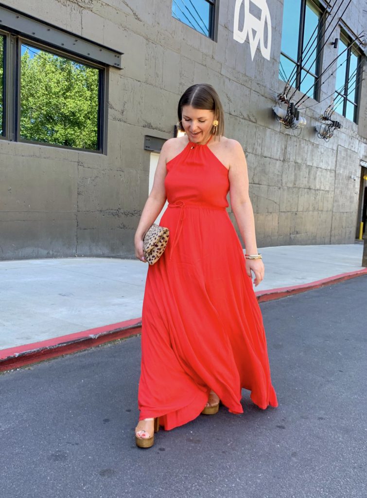 SUMMER OUTFIT: RED MAXI DRESS @julia.marie.b