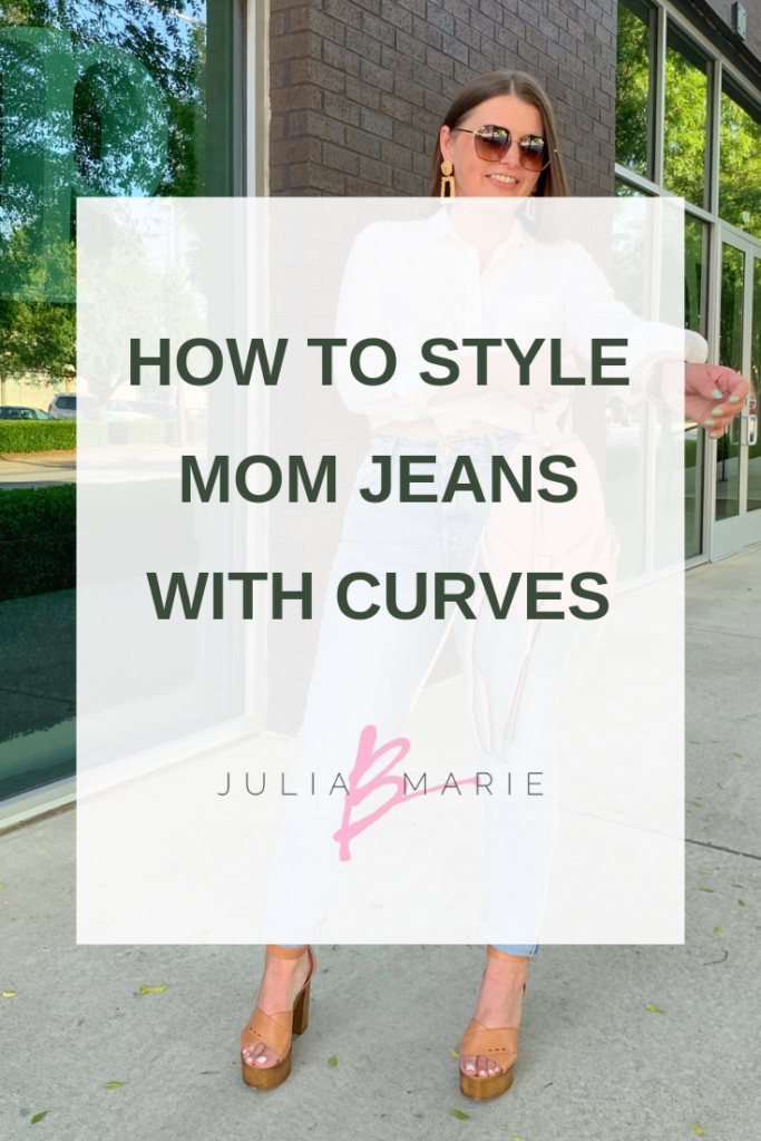 WITH CURVES WITHOUT LOOKING FRUMPY. READ STYLING TIPS HERE: http://www.juliamarieb.com/2019/05/20/how-to-wear-mom-jeans-with-curves-and-not-look-frumpy/   @julia.marie.b