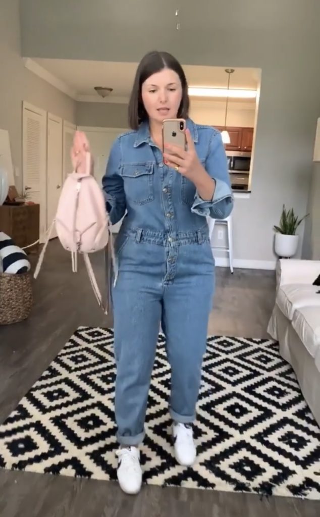 CASUAL CHIC OUTFIT FOR FALL: DENIM BOILERSUIT + HOW TO TAILOR YOUR DENIM: http://www.juliamarieb.com/2019/08/13/why-you-should-have-a-tailor-on-speed-dial-|-fall-outfit:-denim-boilersuit/ @julia.marie.b