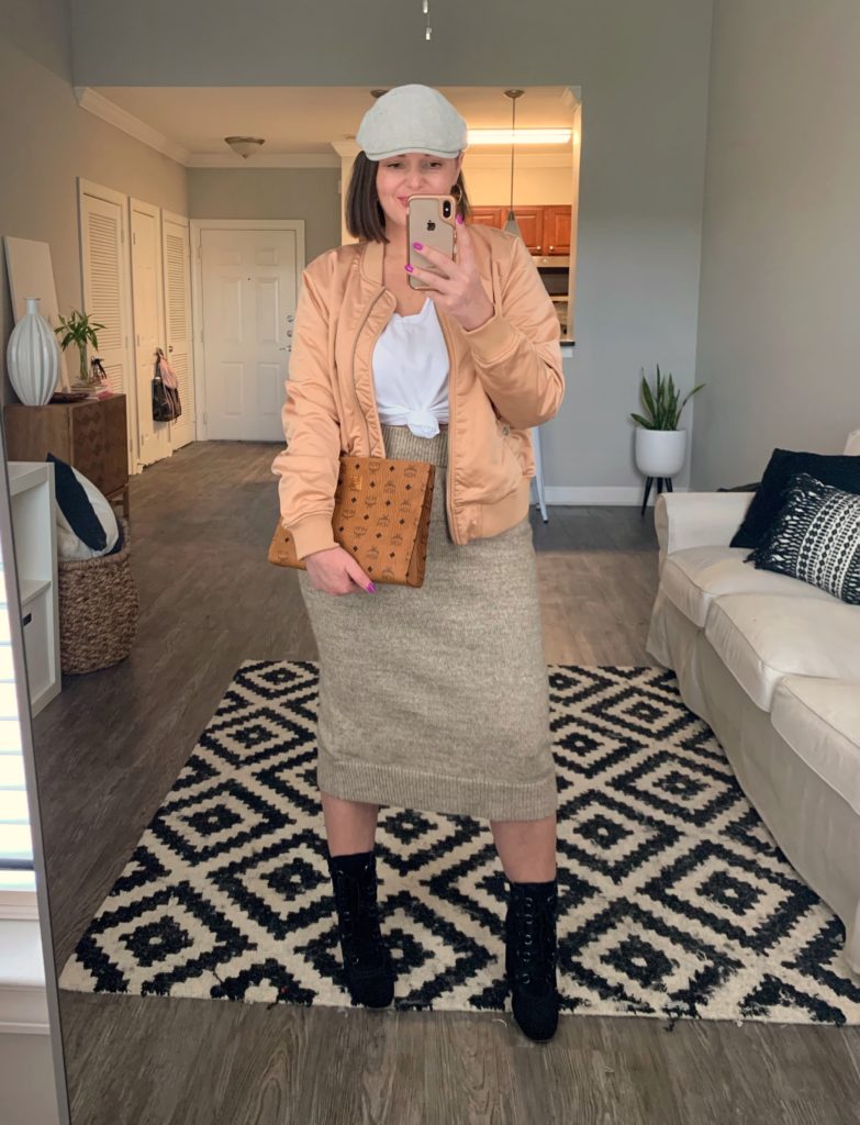 5 WAYS TO WEAR A SWEATER SKIRT | OUTFIT DETAILS + 5 LOOKS HERE: http://www.juliamarieb.com/2019/09/26/rule-of-5:-5-ways-to-wear-a-sweater-skirt/ @julia.marie.b