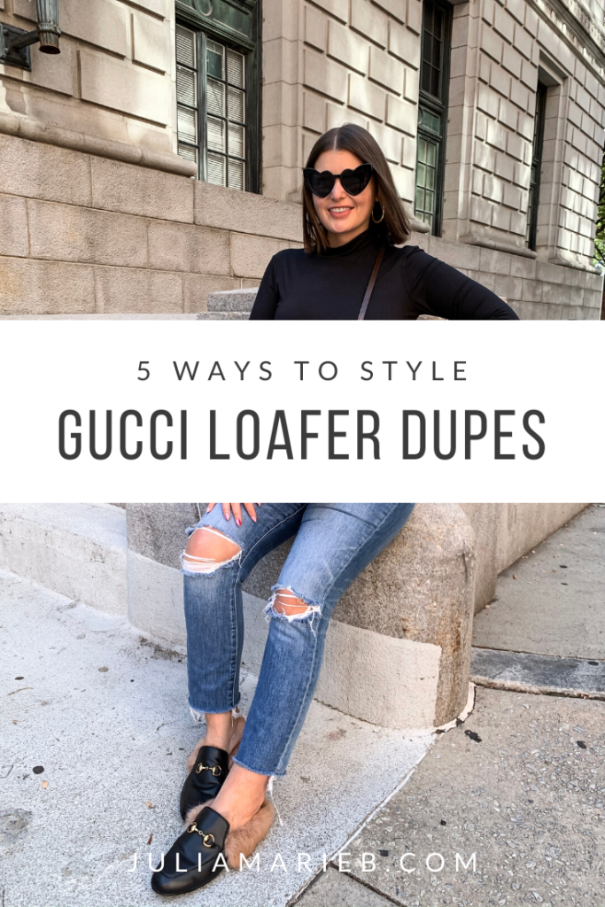 5 WAYS TO WEAR GUCCI PRINCETOWN (dupes) LOAFERS: http://www.juliamarieb.com/2019/11/14/5-ways-to-wear-fur-loafers-(gucci-dupes):-the-rule-of-5/ @julia.marie.b