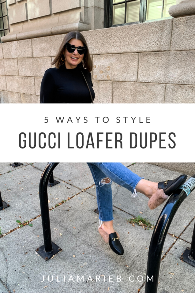 5 WAYS TO WEAR GUCCI PRINCETOWN (dupes) LOAFERS: http://www.juliamarieb.com/2019/11/14/5-ways-to-wear-fur-loafers-(gucci-dupes):-the-rule-of-5/ @julia.marie.b