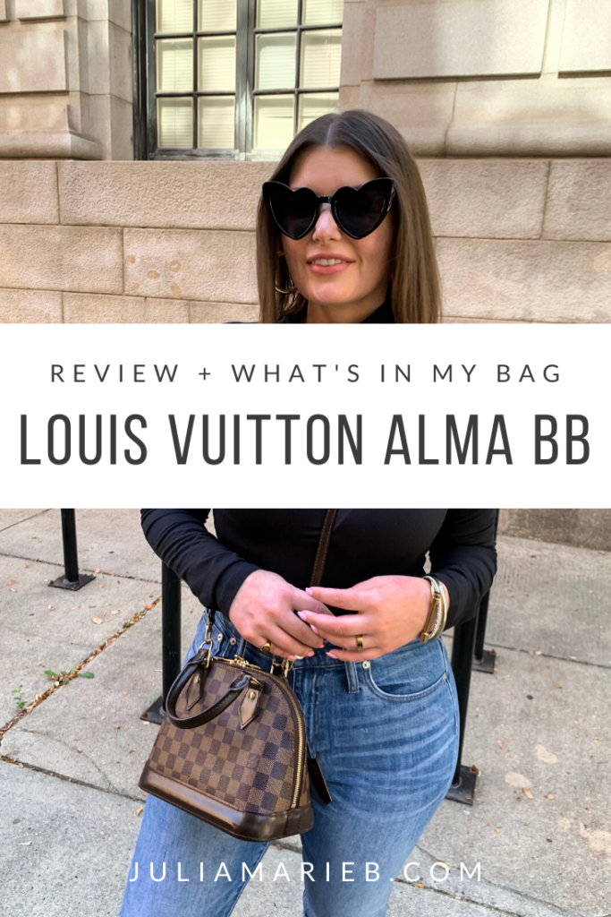 LOUIS VUITTON ALMA BB REVIEW + WHAT'S IN MY BAG