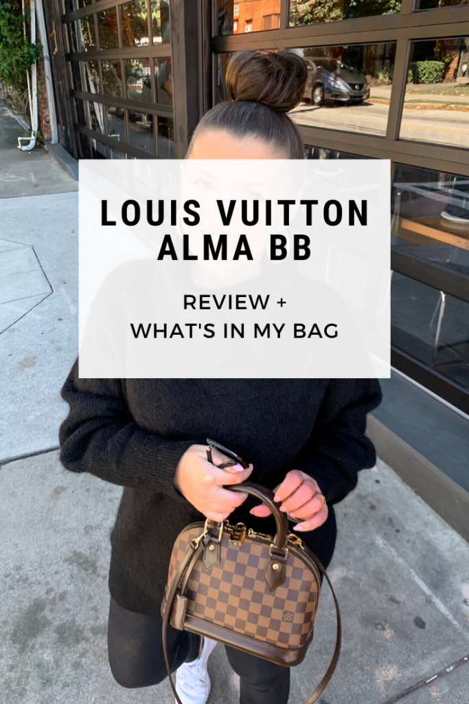 LOUIS VUITTON ALMA BB REVIEW + WHAT'S IN MY BAG