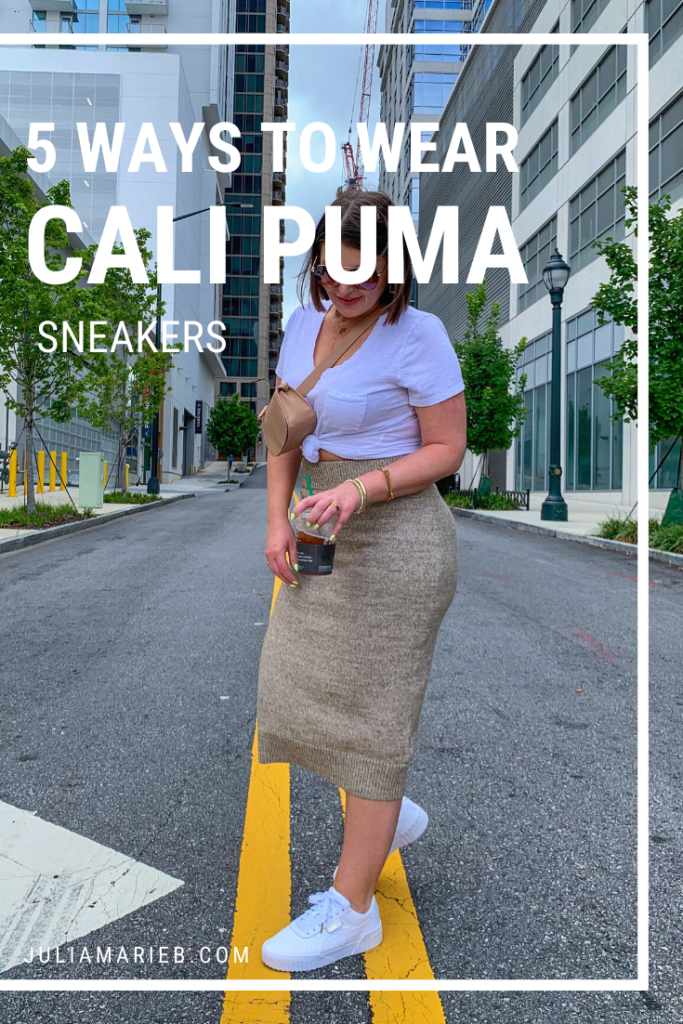 5 WAYS TO WEAR PUMA CALI SNEAKERS FOR FALL. SEE ALL 5 LOOKS HERE: http://www.juliamarieb.com/2019/11/07/rule-of-5:-cali-pumas/ @julia.marie.b