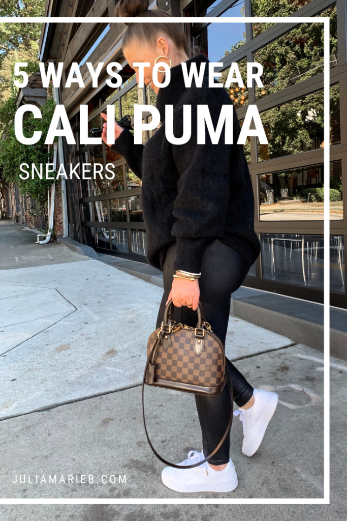 5 WAYS TO WEAR PUMA CALI SNEAKERS FOR FALL. SEE ALL 5 LOOKS HERE: http://www.juliamarieb.com/2019/11/07/rule-of-5:-cali-pumas/ @julia.marie.b