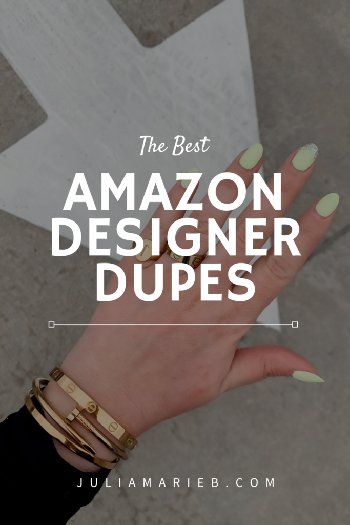 BEST AMAZON DESIGNER DUPES: http://www.juliamarieb.com/2019/12/15/best-amazon-designer-dupes-+-zara-haul/ | @julia.marie.b
