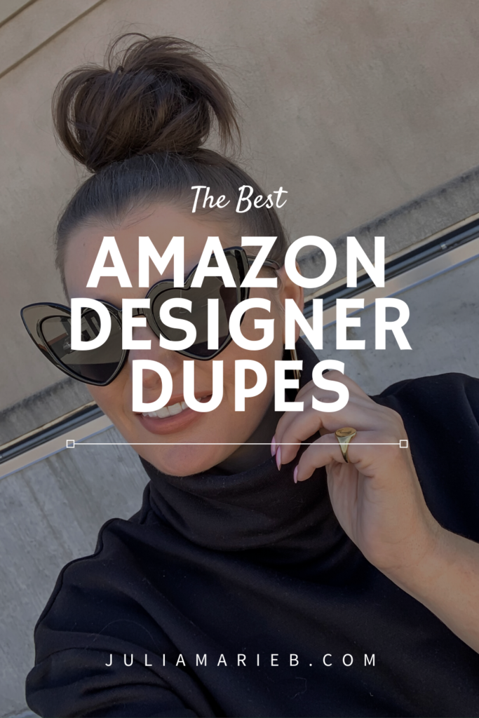 BEST AMAZON DESIGNER DUPES: http://www.juliamarieb.com/2019/12/15/best-amazon-designer-dupes-+-zara-haul/   |  @julia.marie.b