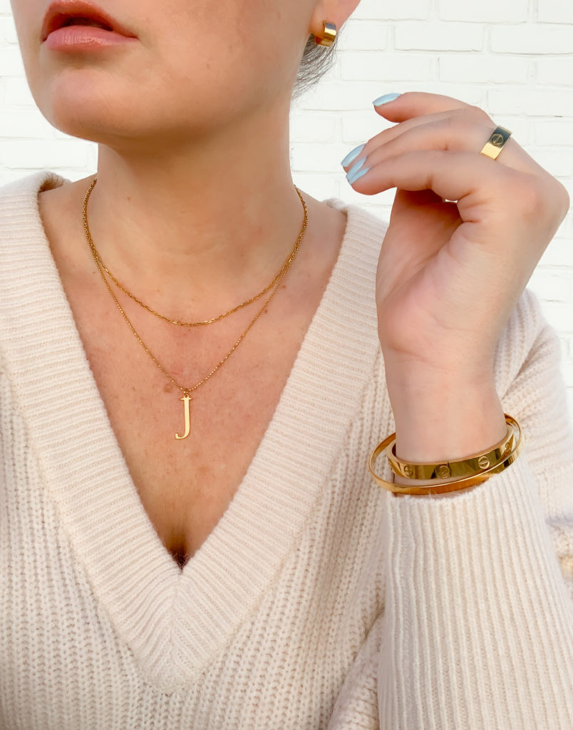 NAME NECKLACE JEWELRY TRENDS 2020: http://www.juliamarieb.com/2019/12/26/jewelry-trend-2020:-featuring-shop-julia-marie-january-collection/ | @julia.marie.b