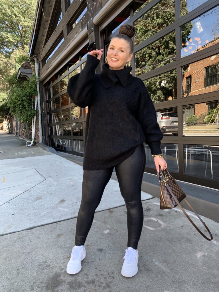 5 WAYS TO WEAR SPANX LEATHER LEGGINGS: http://www.juliamarieb.com/2020/10/04/5-ways-to-wear-spanx-leather-leggings-|-the-real-of-5/   @julia.marie.b