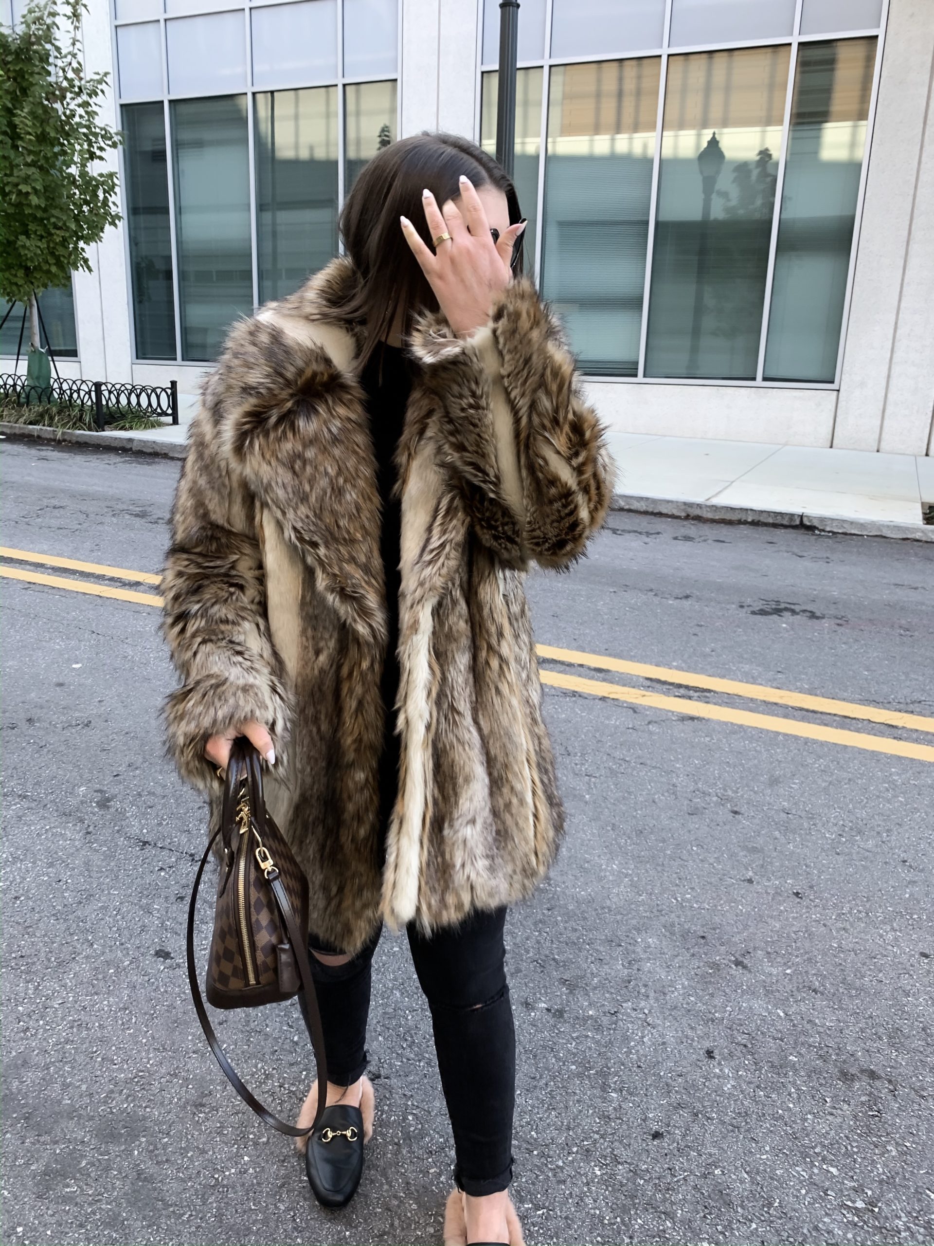 mock turtleneck outfit